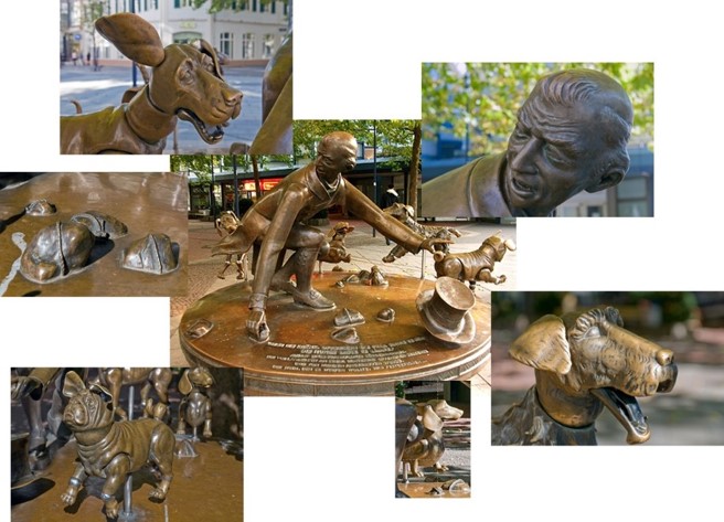 Bronze Figur in Offenbach Main